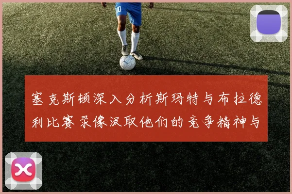 塞克斯顿深入分析斯玛特与布拉德利比赛录像汲取他们的竞争精神与技巧